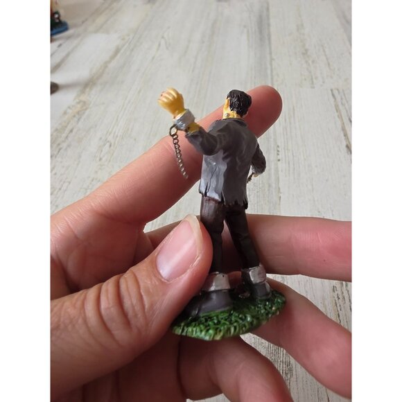 Lemax Frankenstein monster chains Halloween people village accessory - Picture 4 of 8